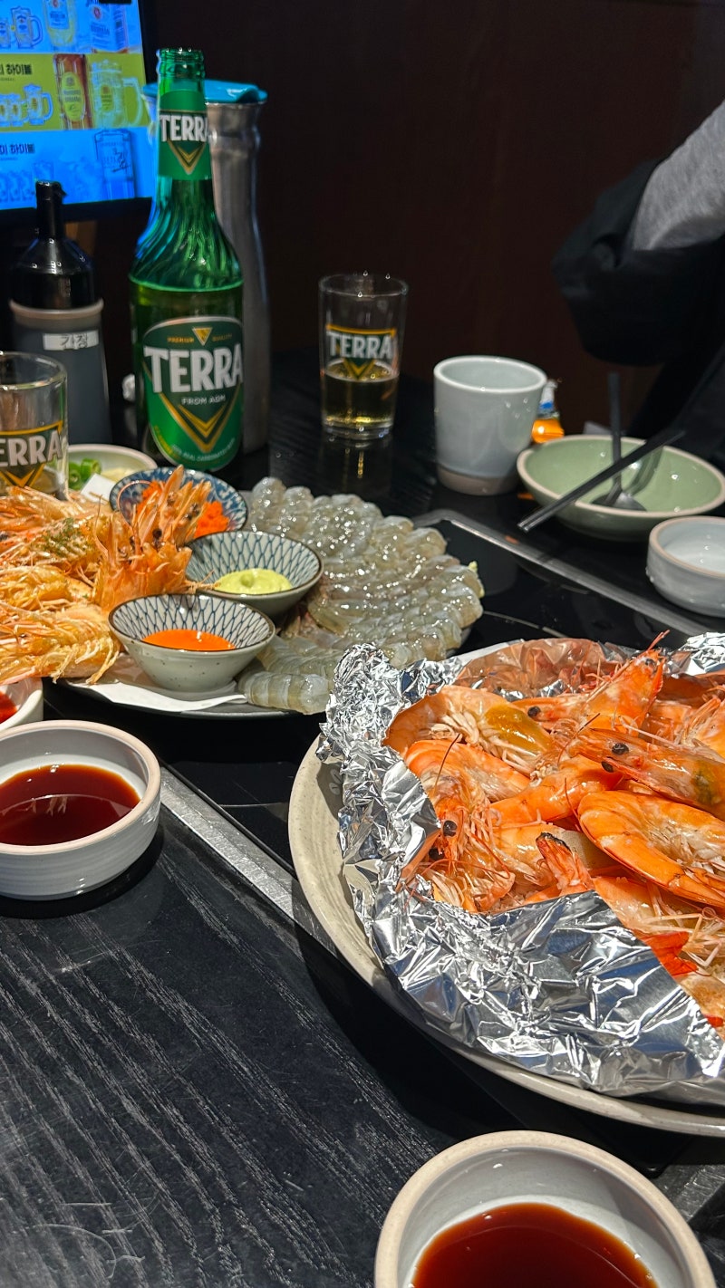 서울, 동작 :: 노량진 진주식당 예약 상차림비,생새우회와 부안꽃게 꽃게찜 후기