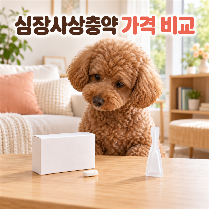 강아지 심장사상충약 종류별 가격 비교, 먹는 약 vs 바르는 약