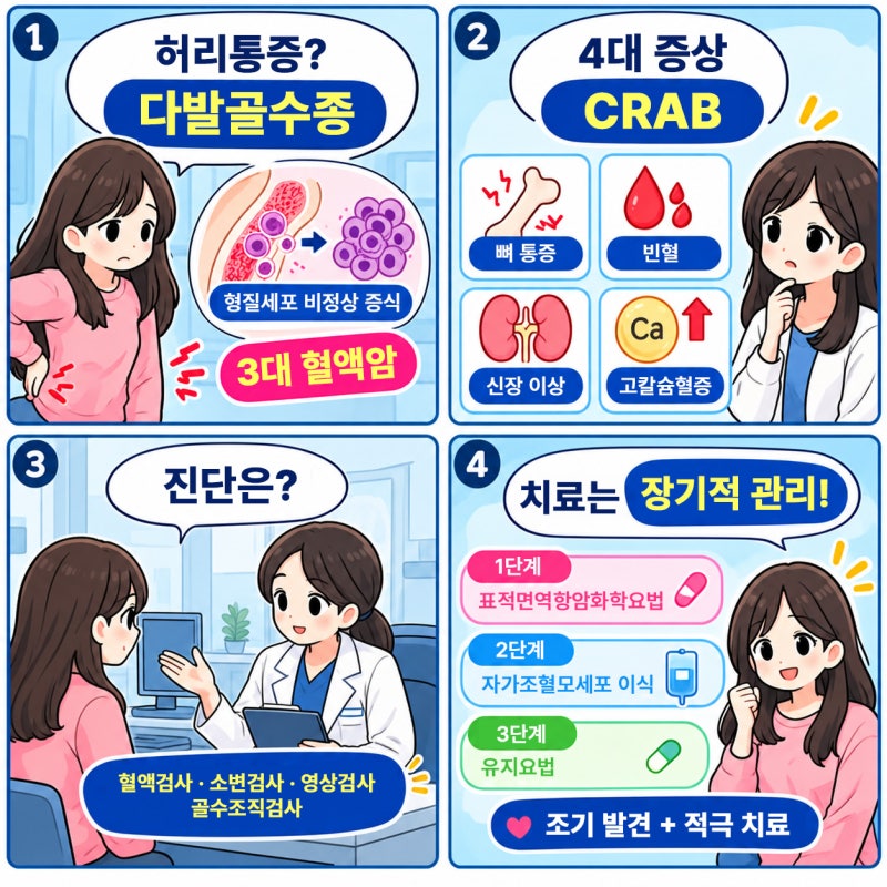 “허리가 아파 병원 갔더니 혈액암”… 생소하지만 흔한 혈액암 ‘다발골수종’