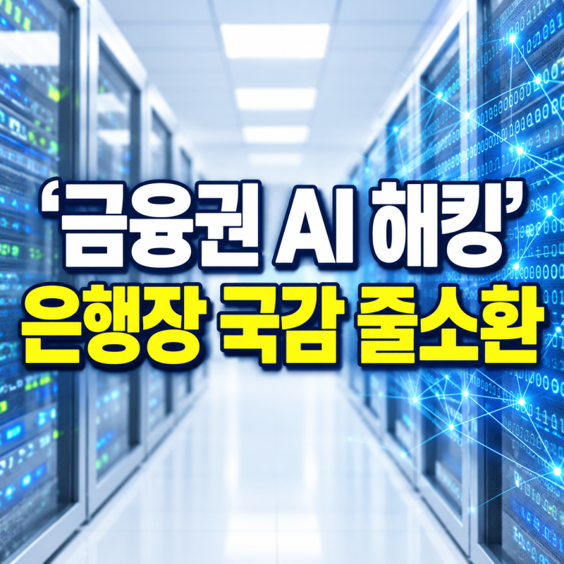 26세 중국인 해커 지목에 5대 은행장 국감 줄소환… 금융권 AI 해킹, 지금까지 밝혀진 것