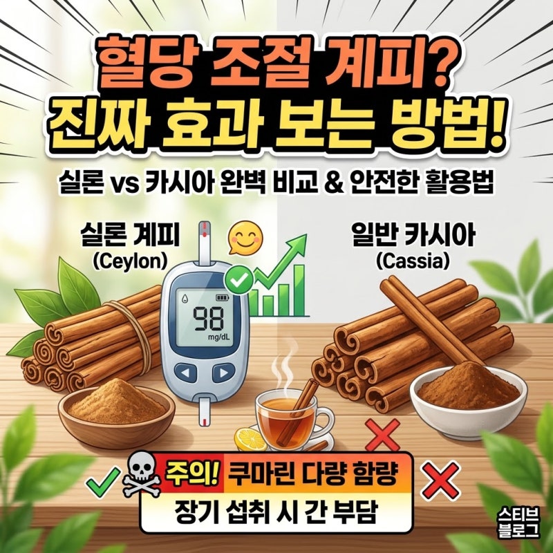 혈당 조절에 좋은 계피 효능, 진짜 효과 있을까?