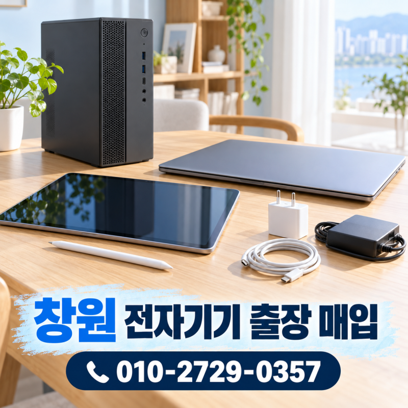 창원 진해 컴퓨터·노트북 출장 매입, 집에서 견적 확인하고 편하게 판매하세요