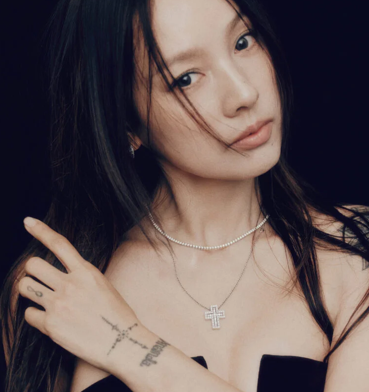 명품주얼리) 다미아니 브랜드 벨에포크 미듐 목걸이 착용