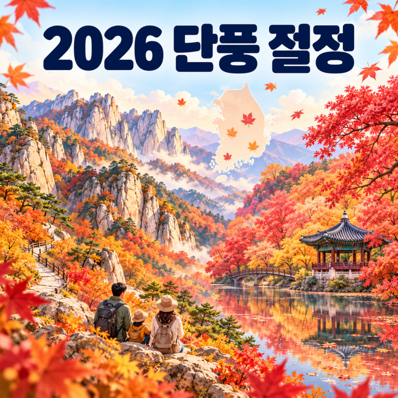 “2026년 단풍 절정 시기” 설악산은 10월, 내장산은 11월? 전국 단풍 명소 총정리