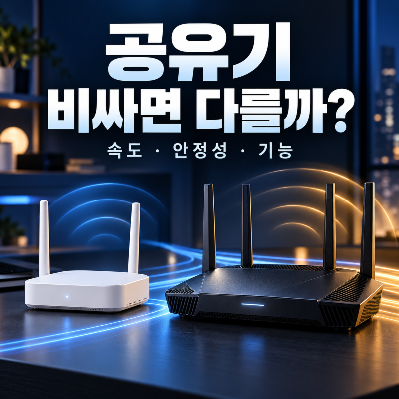 공유기는 비싸면 무엇이 달라질까? ipTIME·ASUS로 보는 성능 차이와 선택 기준