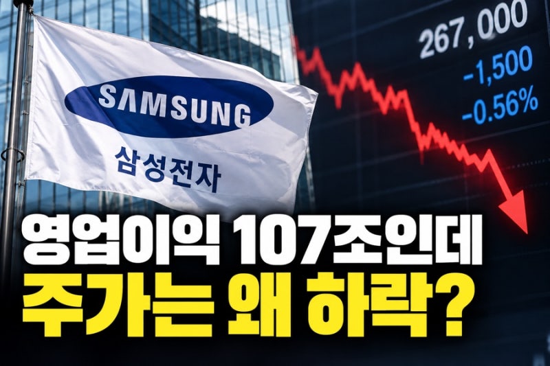 삼성전자 영업이익 107조인데 주가는 왜 하락? 2026년 3분기 실적 발표 총정리