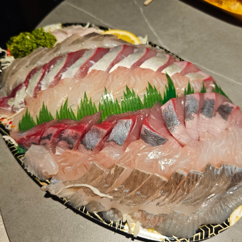 속초 중앙시장 회포장 맛집 한스키친 모둠회 소자 48,000원 광어 도다리 방어 후기