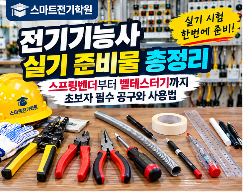 전기기능사 실기 준비물 총정리｜스프링벤더부터 벨테스터기까지 초보자 필수 공구와 사용....