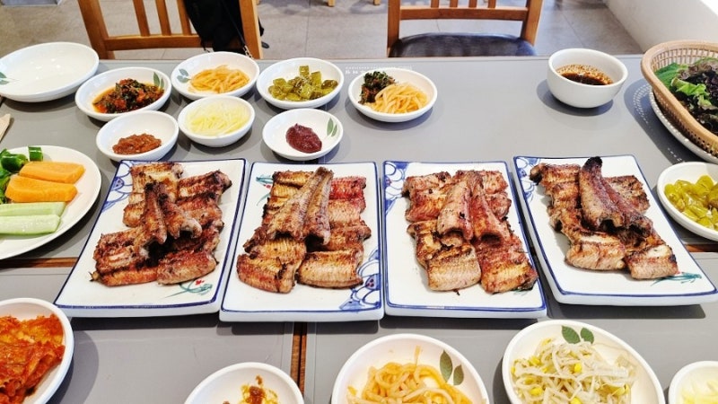 파주 점심식사 반구정나루터 임진각 장어구이집 장어 4인분, 메기매운탕까지 실컷 먹은 가을