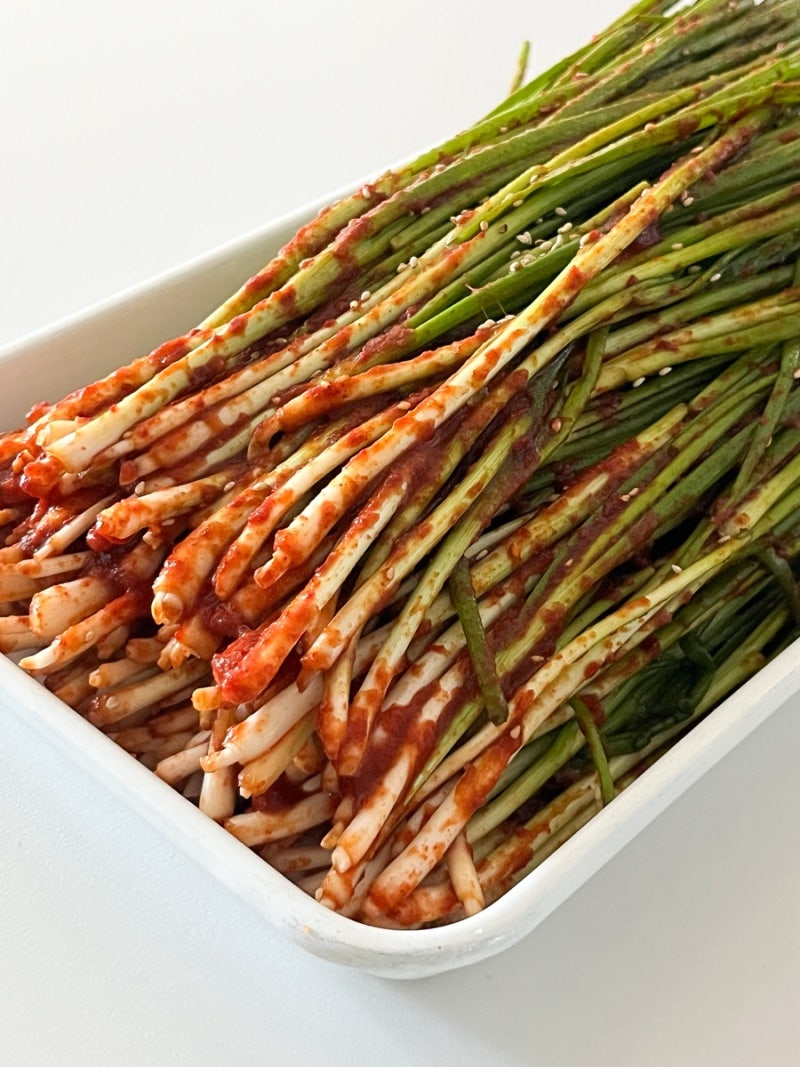 이영자 쪽파김치 담그는법 풀없이 만드는 파김치 1kg 레시피