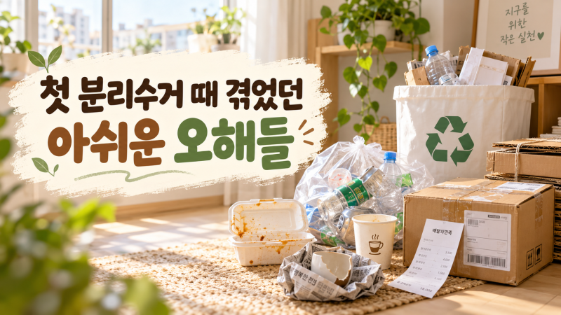 "이것도 재활용인 줄 알았죠?" 90%가 잘못 버리는 분리수거 품목 7가지 꿀팁
