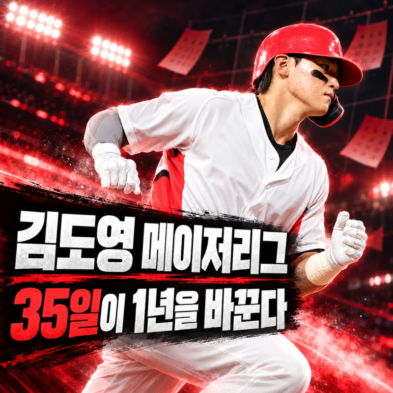 김도영 메이저리그, 대표팀 포인트 35일이면 1년 빨라집니다 | 김도영 메이저리그 진출 시기 ....
