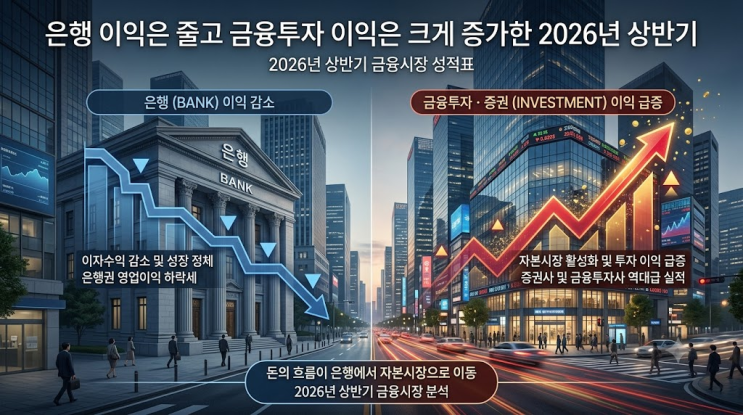 <b>금융</b>지주 상반기 순이익 17.6조! 그런데 은행은 오히려 줄었다? 돈 번....