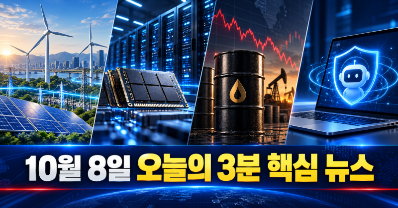 2026년 10월 8일 목요일, 오늘의 3분 핵심 뉴스