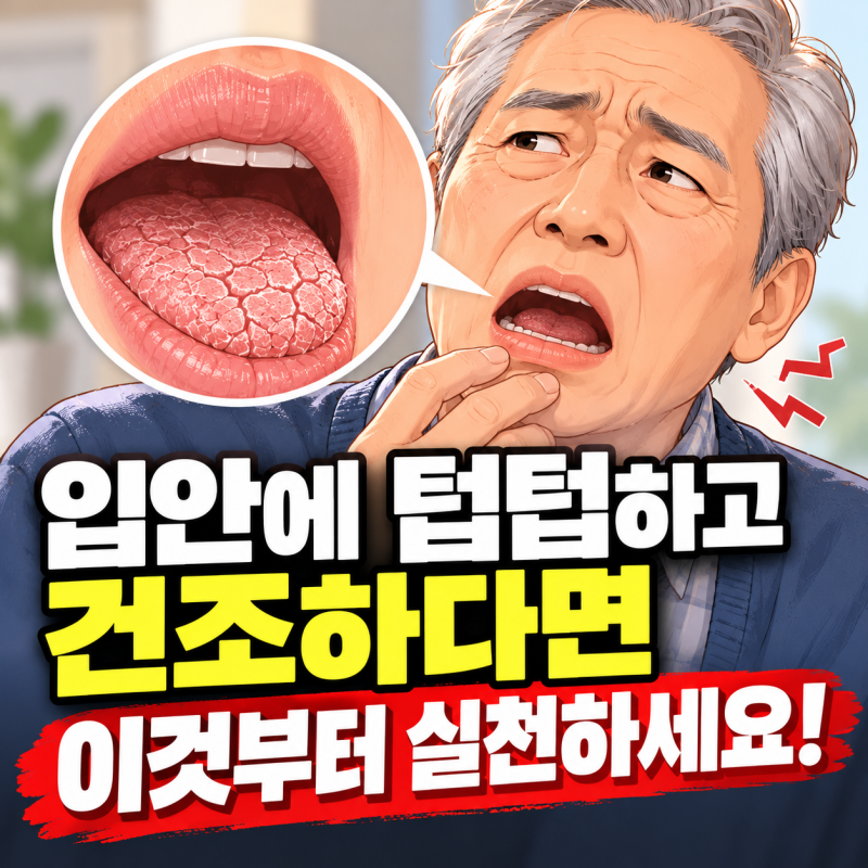 구강건조증 원인 치료 방법 입안이 텁텁 하고 구취 심해진다면 꼭 읽어보세요