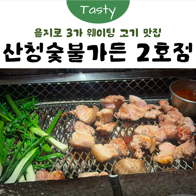 [을지로] 을지로 3가 고기 맛집 | 산청숯불가든 을지로 2호점