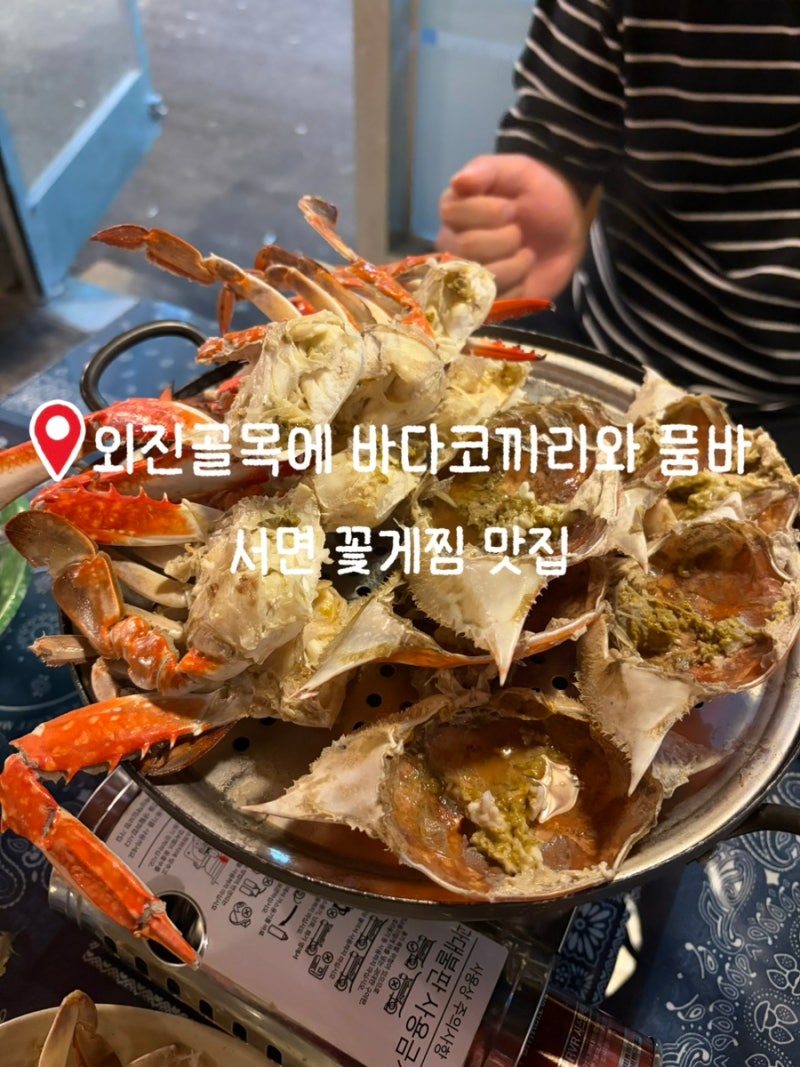 [부산 서면] 외진골목에 바다코끼리와 품바 / 살이 꽉찬 제철 꽃게 맛집(꽃게탕 국물이 미쳤....
