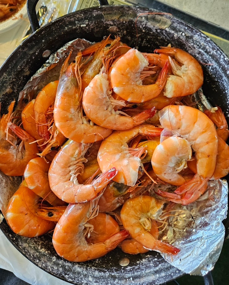 영종도 대하 맛집 서해수산 본점, 왕새우 소금구이 대하철 웨이팅 후기