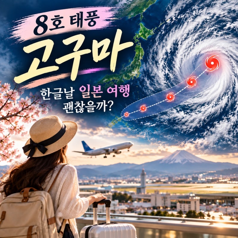 태풍 고구마 경로 최신 정보! 한글날 연휴 일본 여행 주의 제29호 태풍 전망