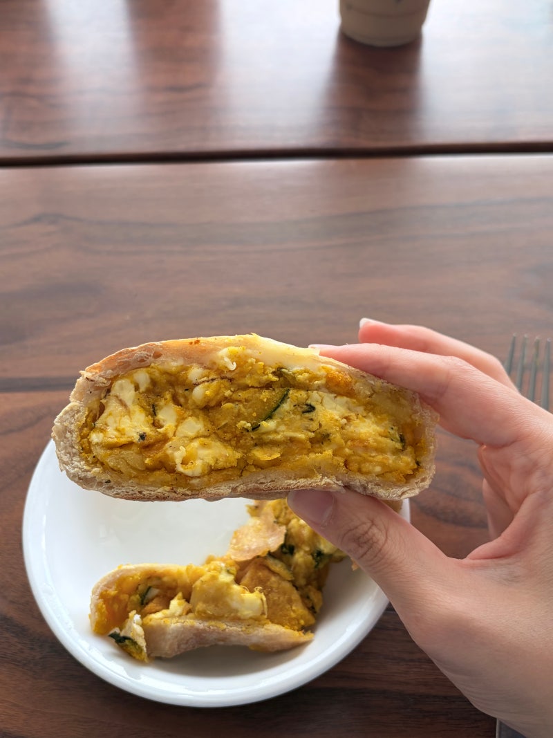 대구 보밀당 부재료 가득한 빵 맛집 단호박 고구마 치아바타 보관 해동