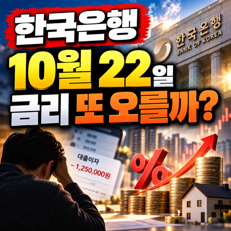 10월 금통위 일정, 전망, 금리 "내 대출이자 또 오를까?" 미리 알아둬야 할 3가지