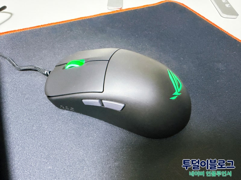 게이밍마우스 추천 ASUS ROG HARPE MINI CORE, 52g 초경량 유선 마우스 후기