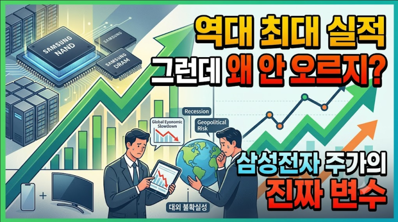 삼성전자 역대 최대 실적에도 주가가 못 오르는 이유! 진짜 문제는 따로 있다?