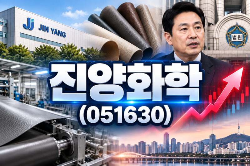 진양화학 1,720원 급등｜오세훈 관련주 21.99% 상승, 정치 테마와 실제 기업가치는?