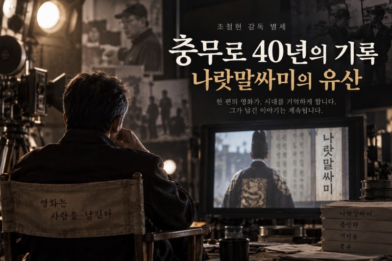 조철현 감독 별세, 충무로 40년과 나랏말싸미가 남긴 영화의 유산