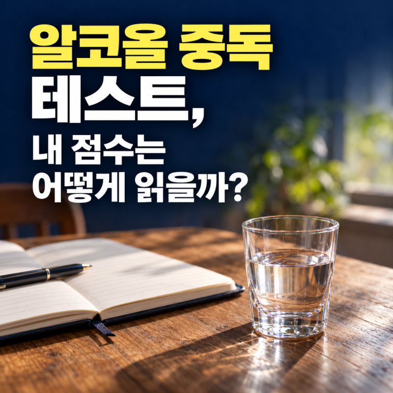 알코올 중독 테스트, 집에서 직접 해보자 내 점수는 과연?