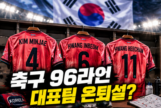 ⚽ 김민재·황인범·황희찬 대표팀 은퇴설 진실은? 축구 96라인 논란과 축구협회 입장 총정리
