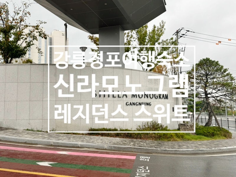 신라모노그램 강릉 레지던스 코너 스위트 오션뷰 후기 여행
