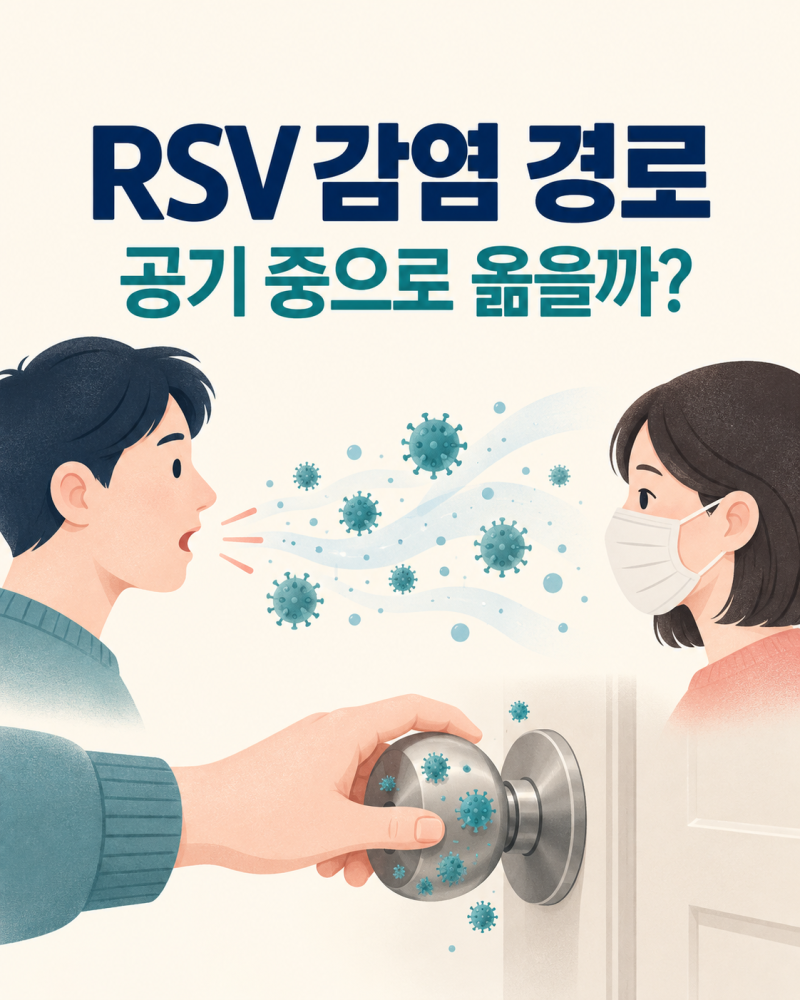 RSV 감염 경로, 공기 중으로 옮을까? 전염 기간과 예방법