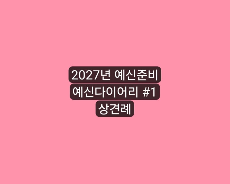 [27년 11월 예신 다이어리 #1] 상견례 준비 (광명역 서울경복궁 / 앙보화 화과자 / 광명역 꽃블....