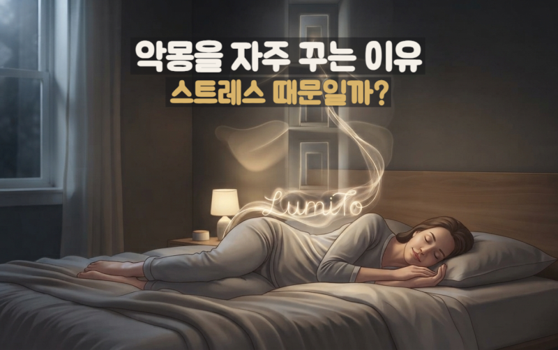 악몽을 자주 꾸는 이유｜스트레스·수면부족 때문에 반복될까?