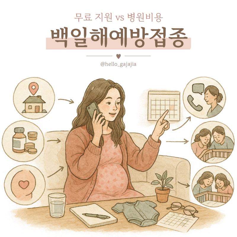 백일해 예방접종 비용 임산부 접종 기간, 보건소 무료 vs 병원 유료 정리