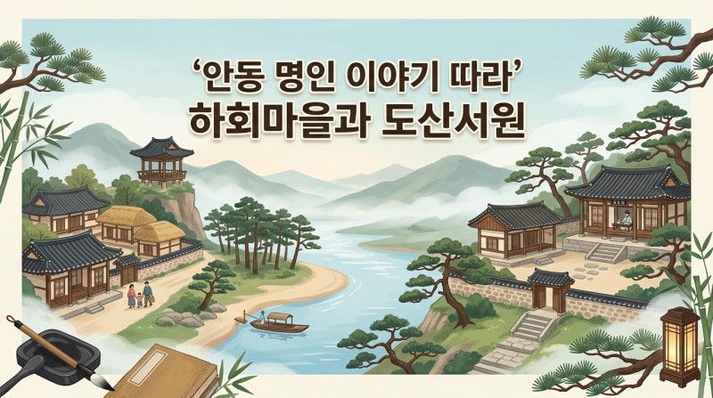 안동 명인 이야기 따라 하회마을·도산서원 걷기