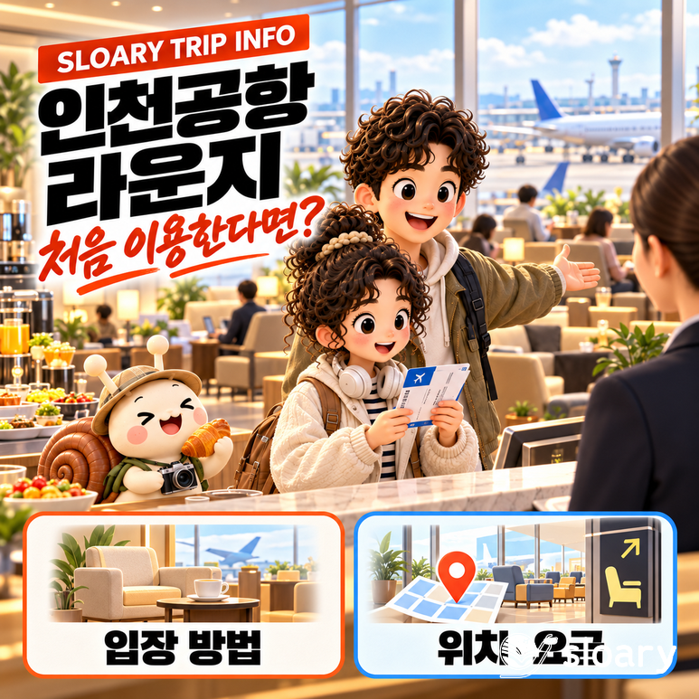 인천공항 라운지 처음 이용하는 법｜입장 조건·위치·요금까지