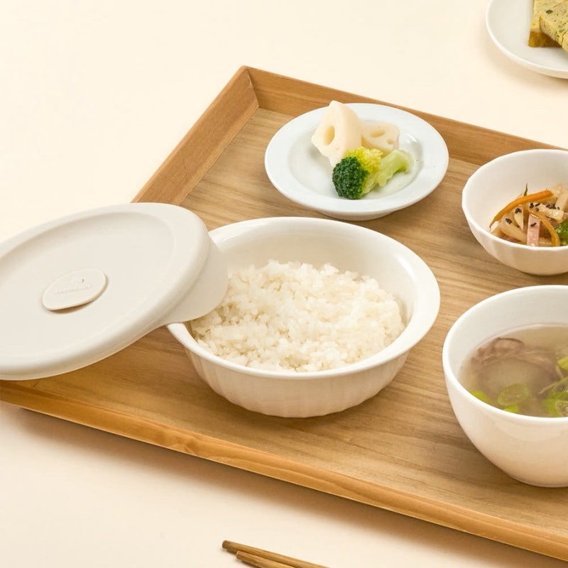 락앤락 바로한끼 도자기 밥용기 밥 소분부터 식탁까지 간편하게