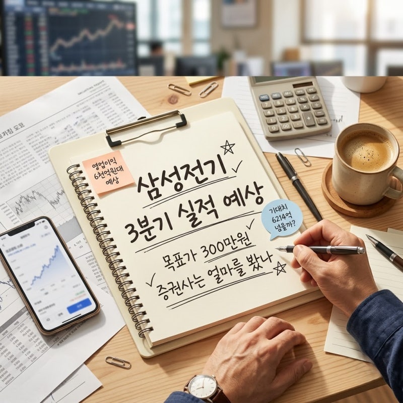 삼성전기 주가 전망, 목표가 300만원 유지한 증권사들이 본 3분기 실적 예상