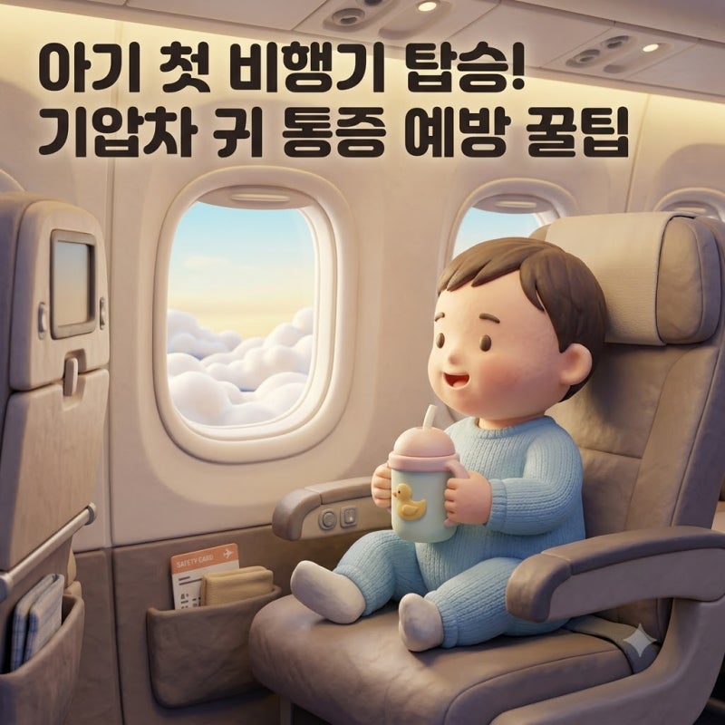 비행기 뜨자마자 자지러지게 우는 아기?! 소아과 의사가 알려주는 기압차 귀 통증 예방법 & ....
