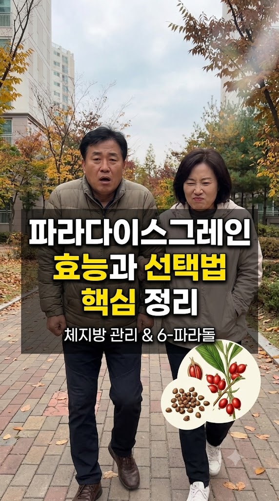 파라다이스그레인 효능과 선택법 핵심 정리