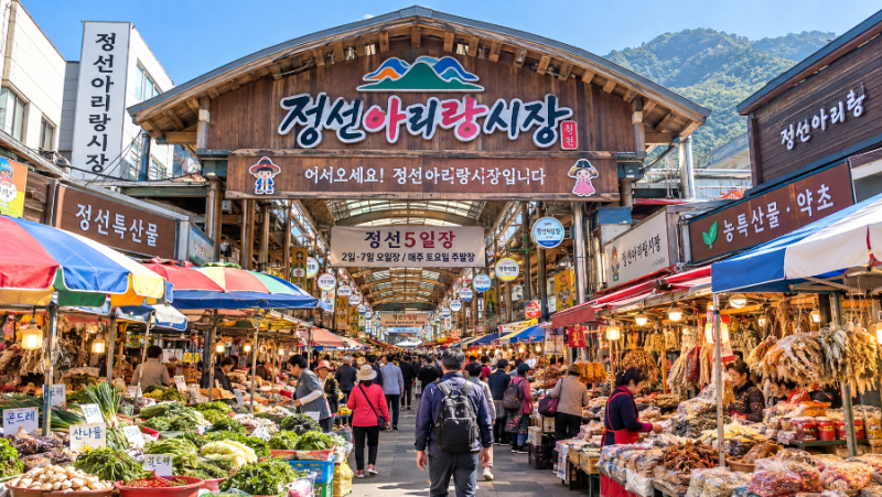 시장 하나 보고 강원도까지 갑니다｜전국 시장기행 5탄 [정선아리랑시장]먹거리·가격·주차 ....