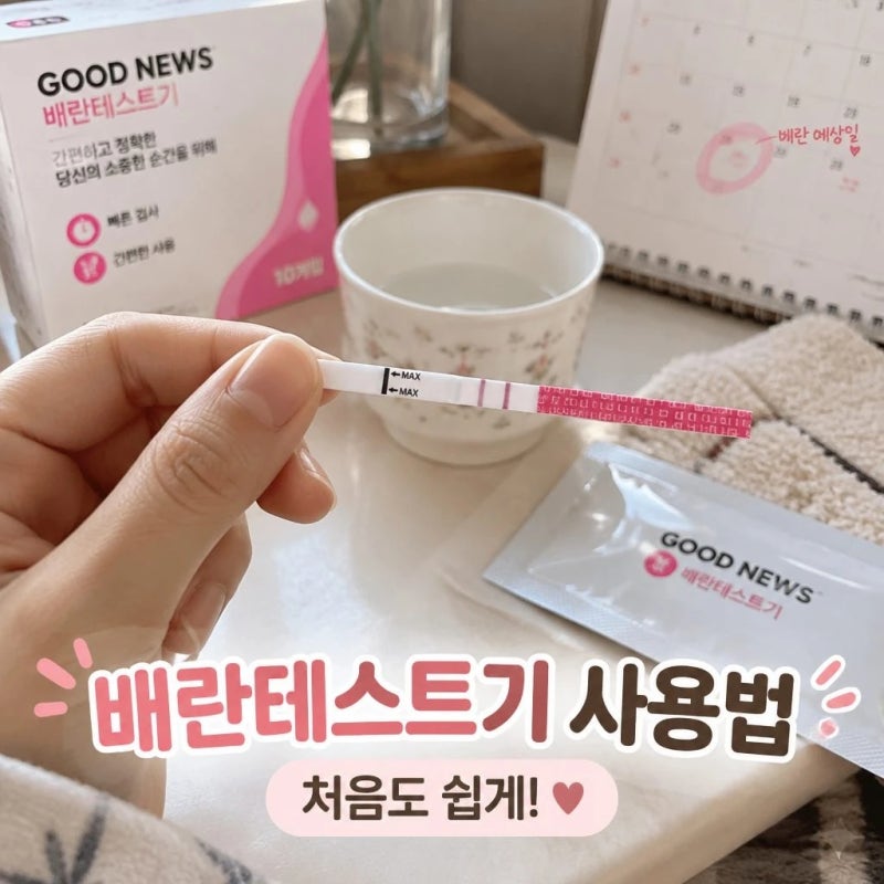 배란테스트기 처음 쓰는 사람을 위한 사용법