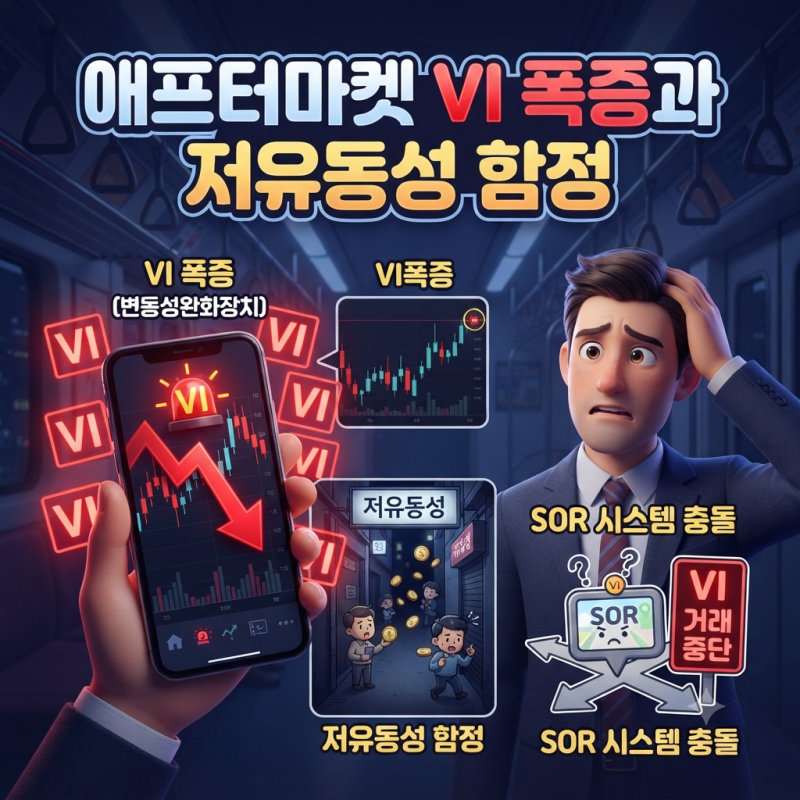 애프터마켓 VI 폭증과 저유동성 함정