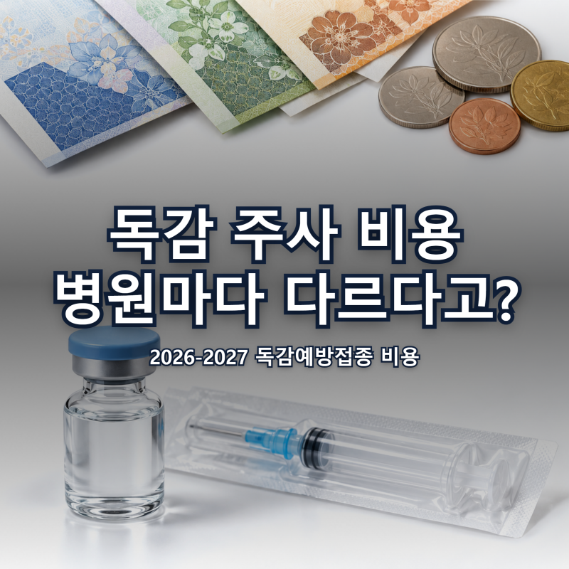 독감예방접종 비용 "보건소 vs 병원 얼마?" 무료 아닌 사람 가격 비교