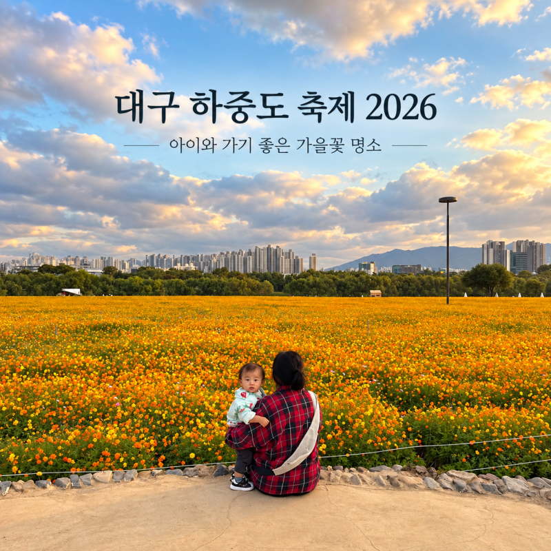 대구 하중도 축제 2026, 아이와 가기 전 주차·볼거리 총정리
