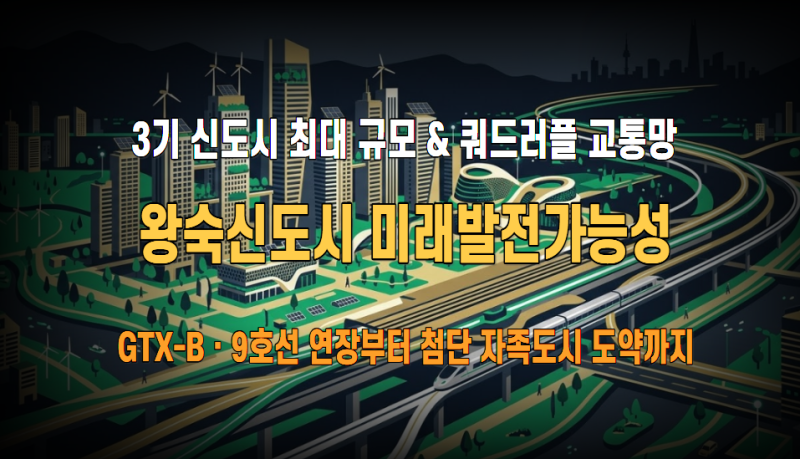 3기 최대 규모 '남양주 왕숙신도시' 미래발전가능성 및 5대 핵심 관전 포인트