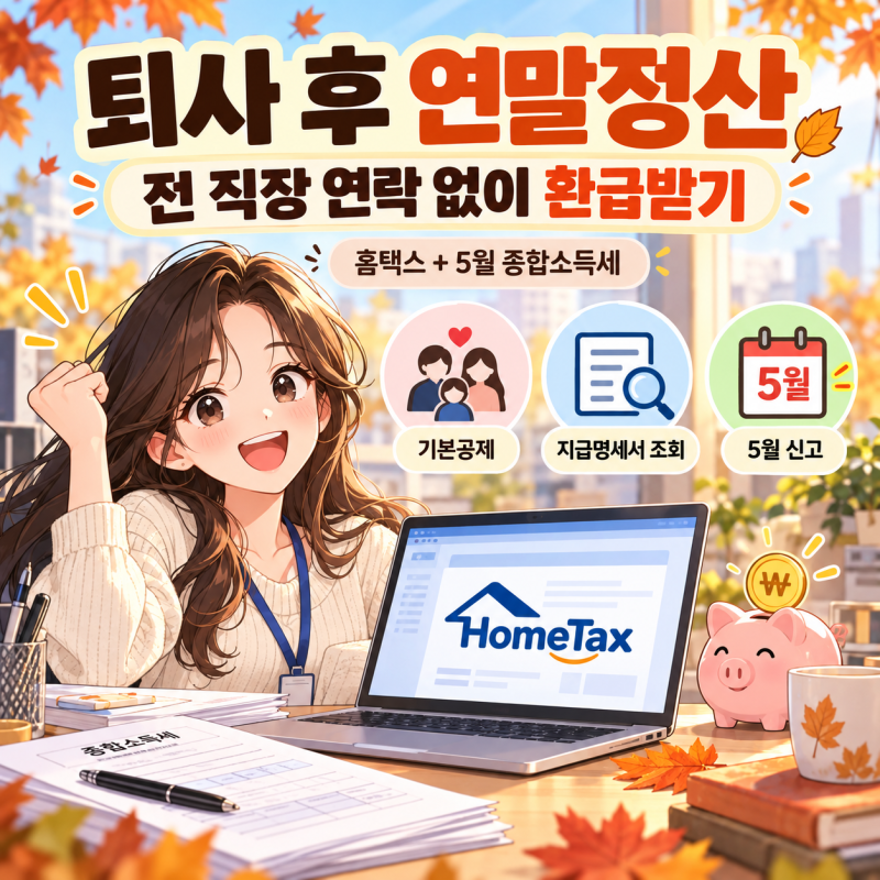 중도퇴사자·이직자 연말정산 가이드 전 직장 연락 없이 끝내는 3단계