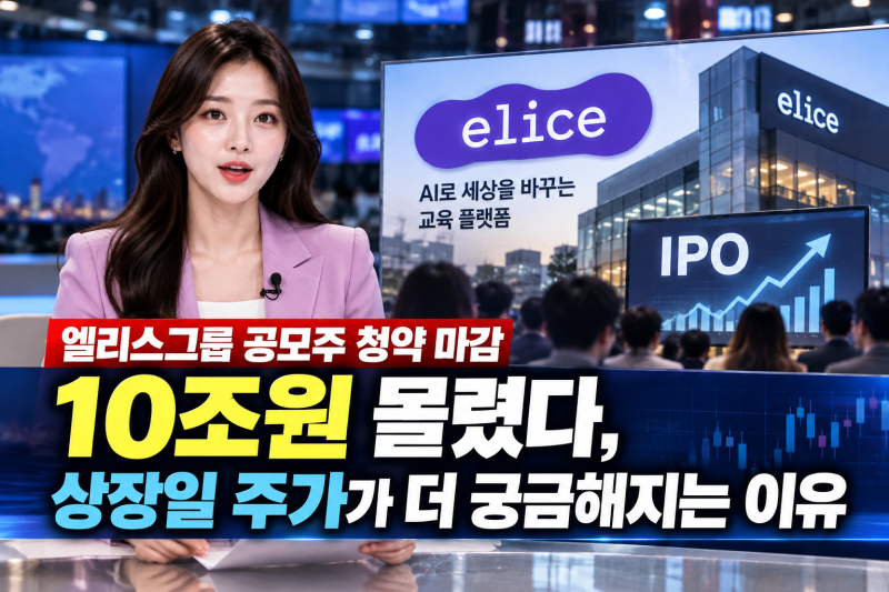 엘리스그룹 공모주 청약 마감｜10조원 몰렸다, 상장일 주가가 더 궁금해지는 이유